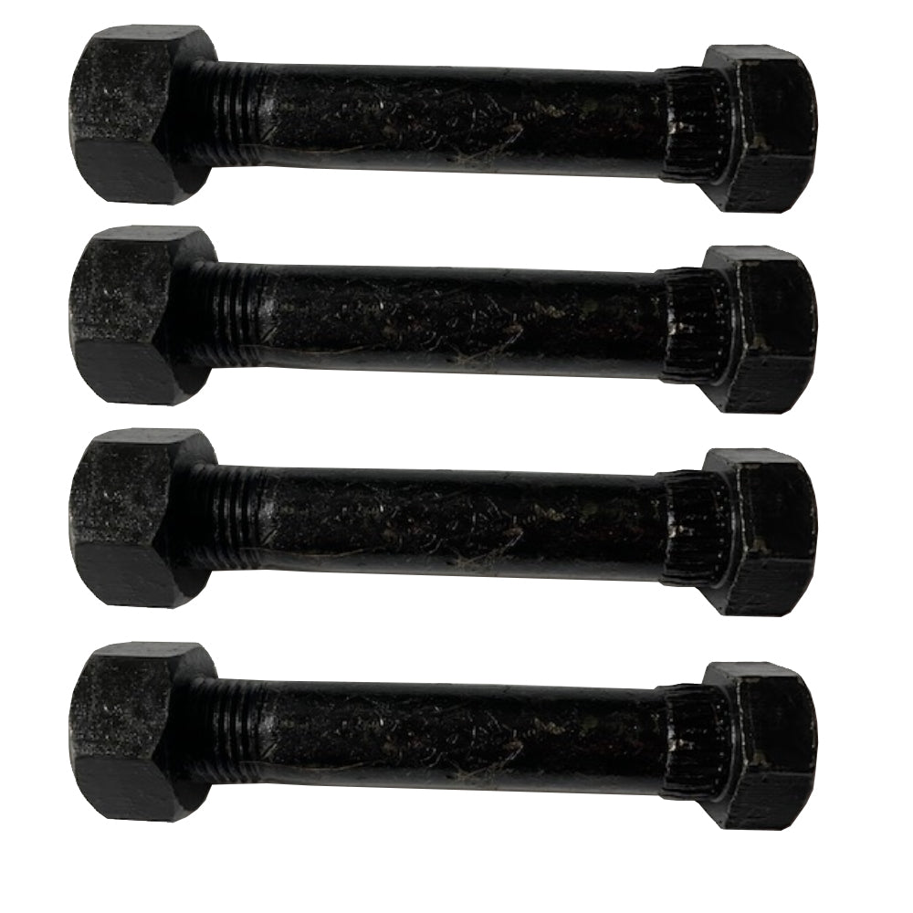 (4) Trailer Spring Shackle Bolt & Nut 9/16"-18 X 3" Long Suspension Equalizer