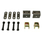 Weld On Utility Trailer Double-Eye Leaf Spring Hanger Kit - Single Axle