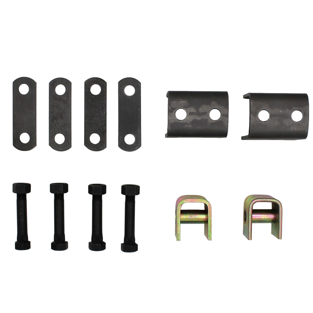 Trailer Axle Single Hanger Kit for 2,000 to 7,000 lb. Axles Double Eye Springs