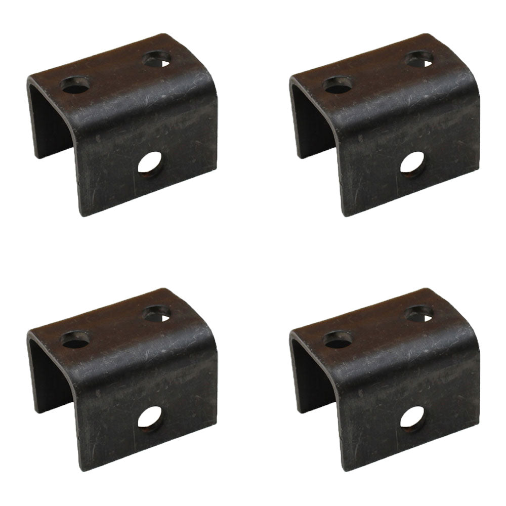 (4) New Replacement Front or Rear Hangers for Double Eye Springs 2-3/8" x 3"