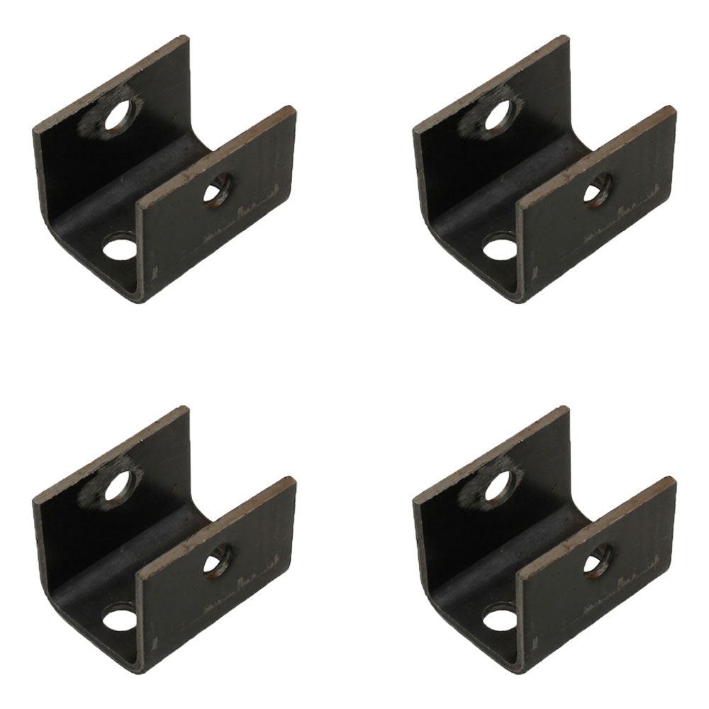 (4) New Replacement Front or Rear Hangers for Double Eye Springs 2-3/8" x 3"