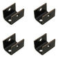 Four Front/Rear Hangers for Double-Eye Springs 2-3/8" x 3" x 1-7/8" x 9/16"