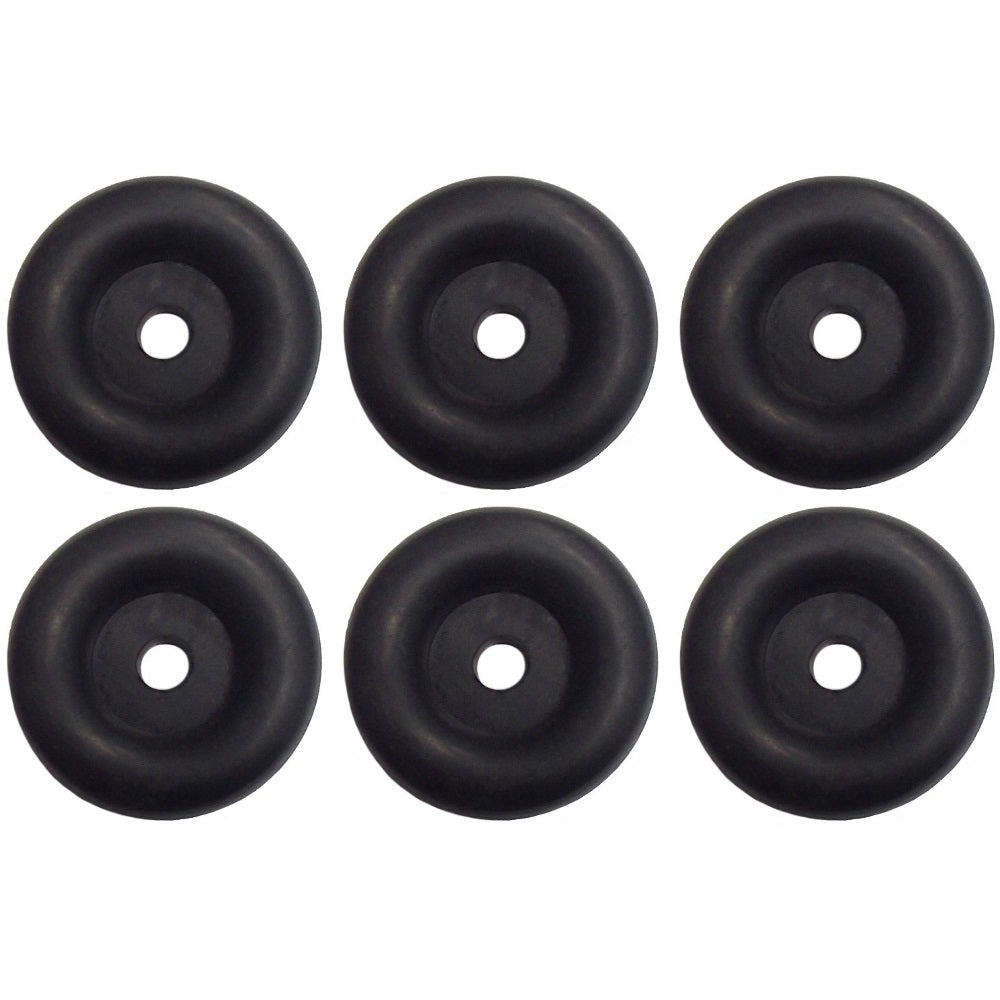 Qty 6: Rubber Door Bumper Fits Universal Products Replaces B1-RUBBERCAP