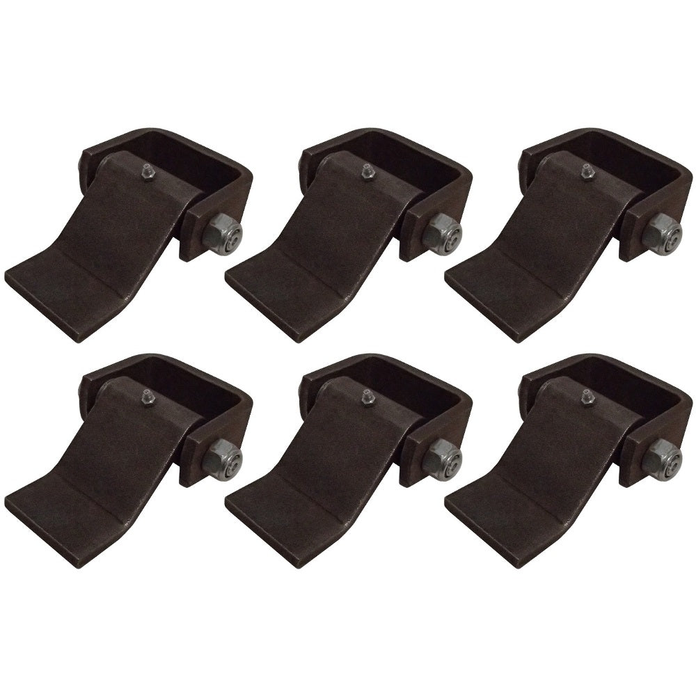 6 New Door Hinges for Trailer Truck Semi Cargo Trailer Strap Style HD Greasable