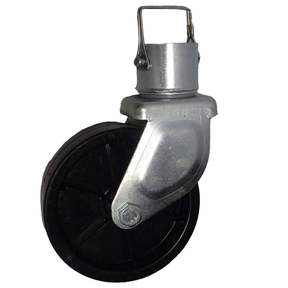 New 6" Trailer Swirl Jack Caster Wheel With Pin Boat Hitch Replacement Removable