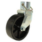 6" Swirl Jack Caster Wheel With Pin for Trailer Boat Hitch Replacement Removable