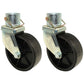 Qty 2: 6" Trailer Swirl Caster Wheel with Pin Fits Universal Products