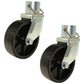 Qty 2: 6" Trailer Swirl Caster Wheel with Pin Fits Universal Products