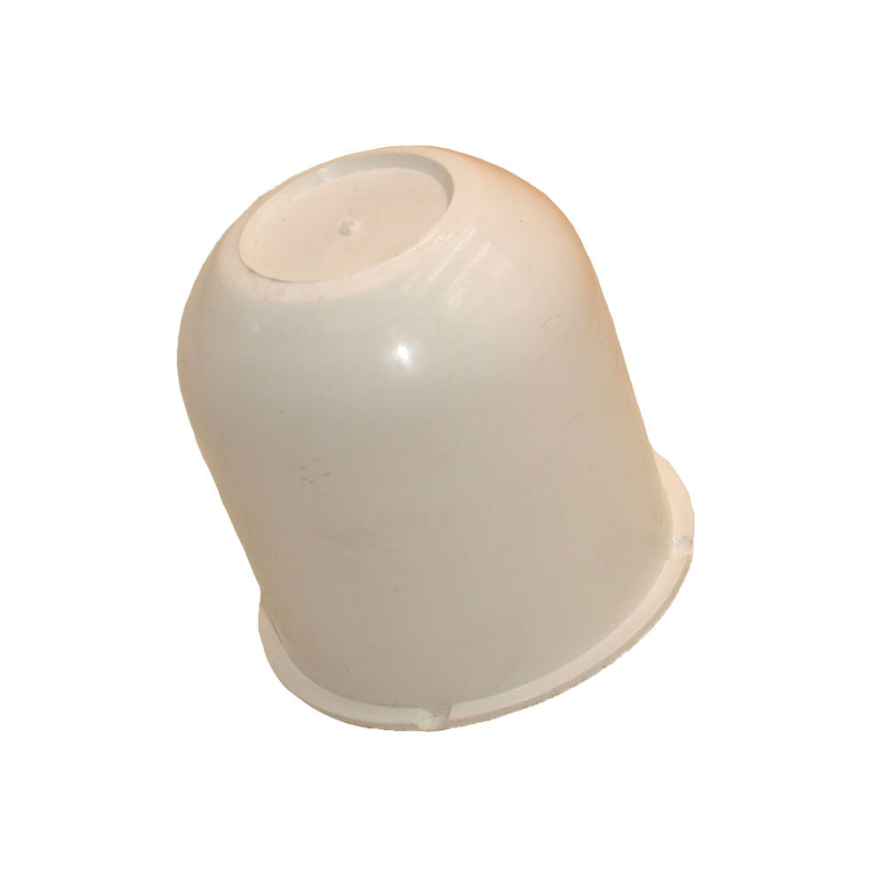 White Trailer Wheel Hub Center Cap 3.125" Diameter Trailer Camper RV Trucks