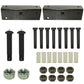 Trailer Suspension Rebuild Kits 12" Slipper Spring Equalizers w/ Bushings Bolts