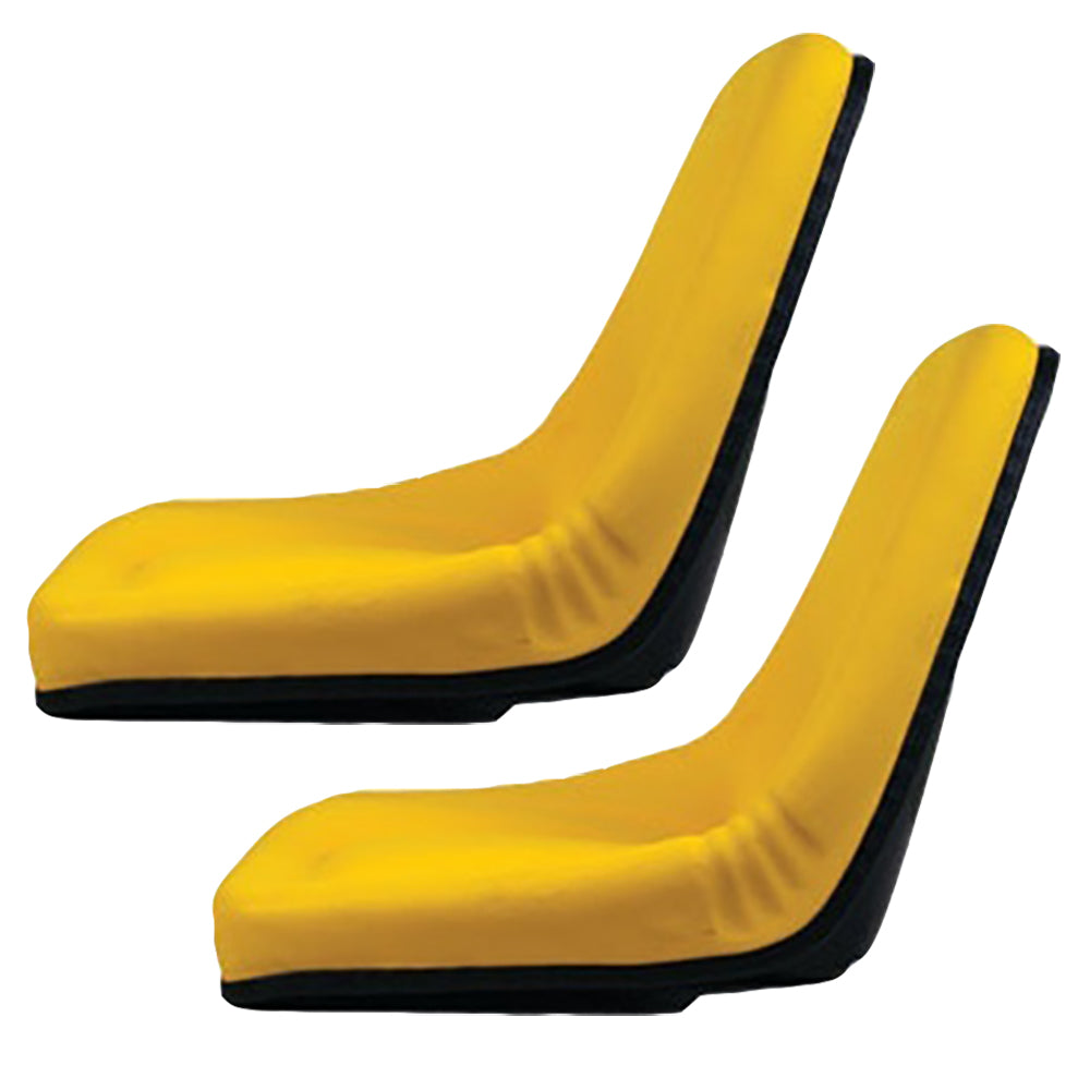 2 Pack of Yellow Tractor Seats TM333YL Fits John Deere Fits Ford NH Fits Bobcat