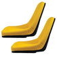 Set of 2 Yellow Seats Fits John Deere Fits JD Fits Gator AIP TM333YL