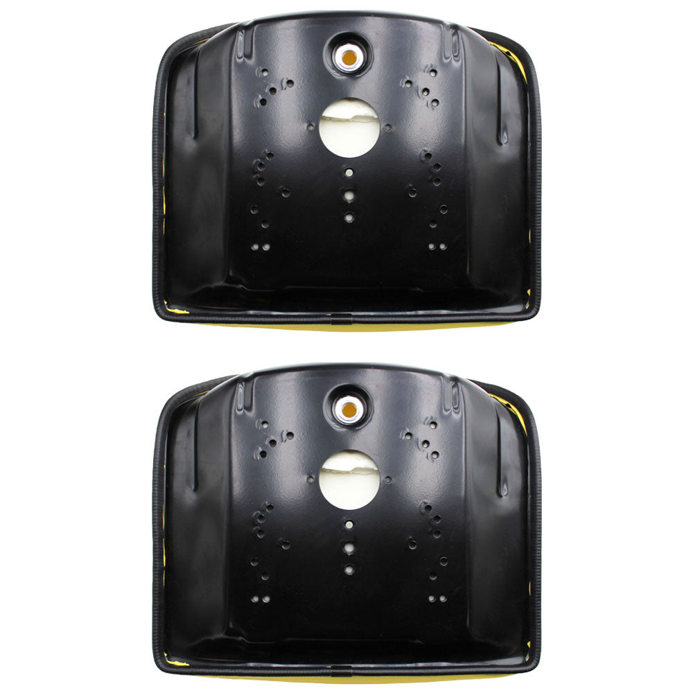 Set of 2 Yellow Seats Fits John Deere Fits JD Fits Gator AIP TM333YL