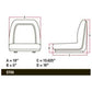 A-TMS111BL-AI Seat, Michigan Style, w/ Slide Track, Deluxe Cushion, BLK