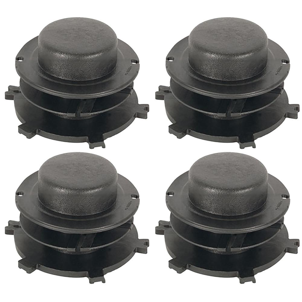 Set of (4) Trimmer Head Spools Fits 110 120 130 200 FS 44 FS-KM FS100 FS110
