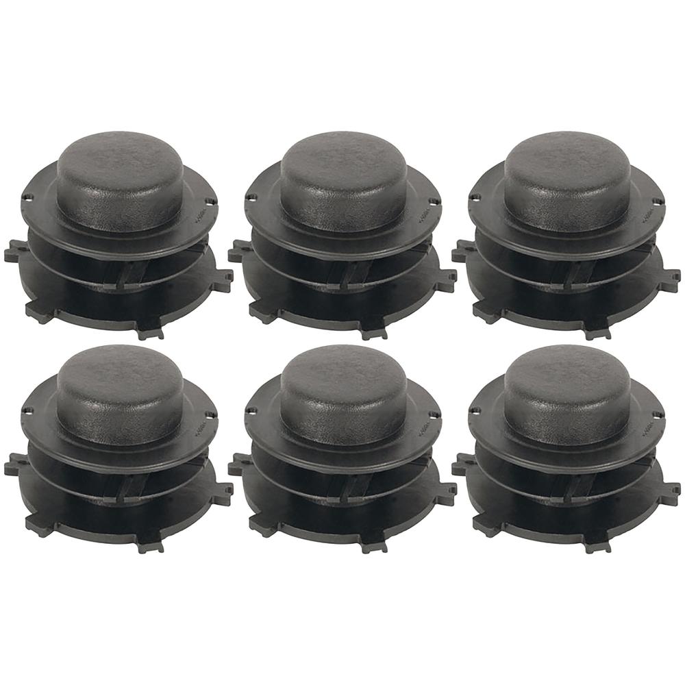 6 Pack String Trimmer Head Spool Cap Cover Fits Stihl Weed Wacker Autocut 25-2