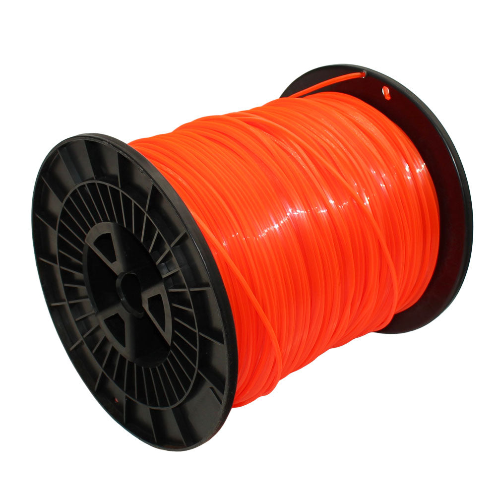 5 lb .095" Square Orange Commercial Trimmer Line Spool Roll Fits Echo Fits Stihl