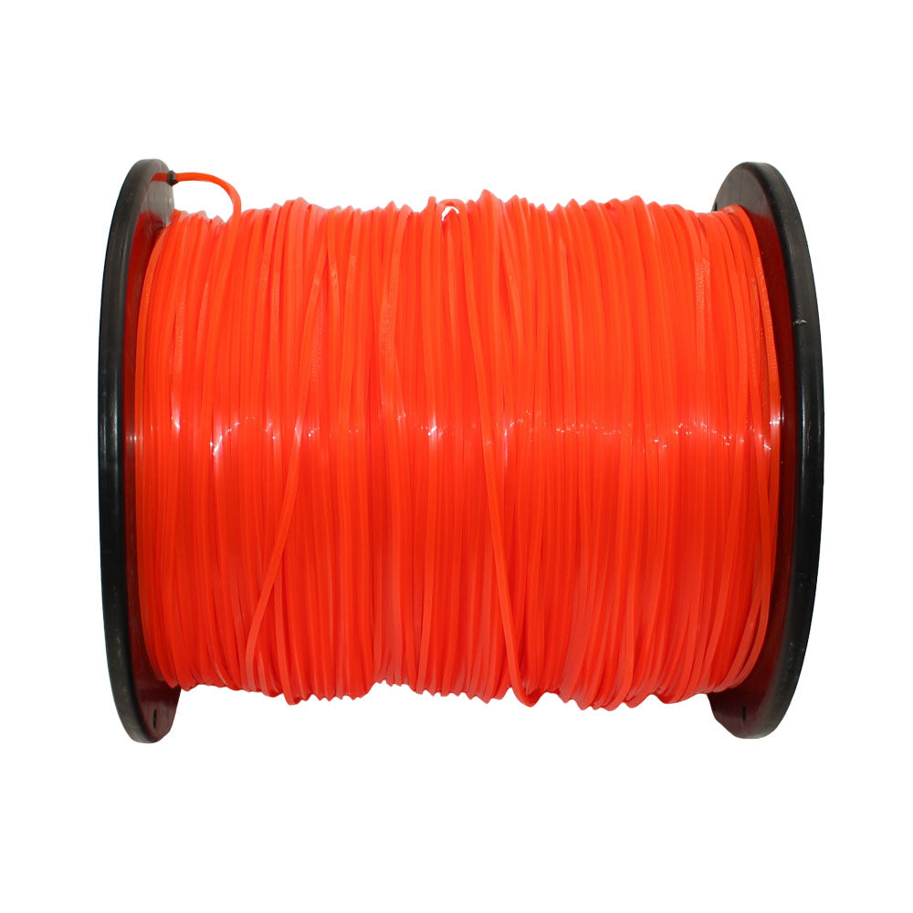 5 lb .095" Square Orange Commercial Trimmer Line Spool Roll Fits Echo Fits Stihl