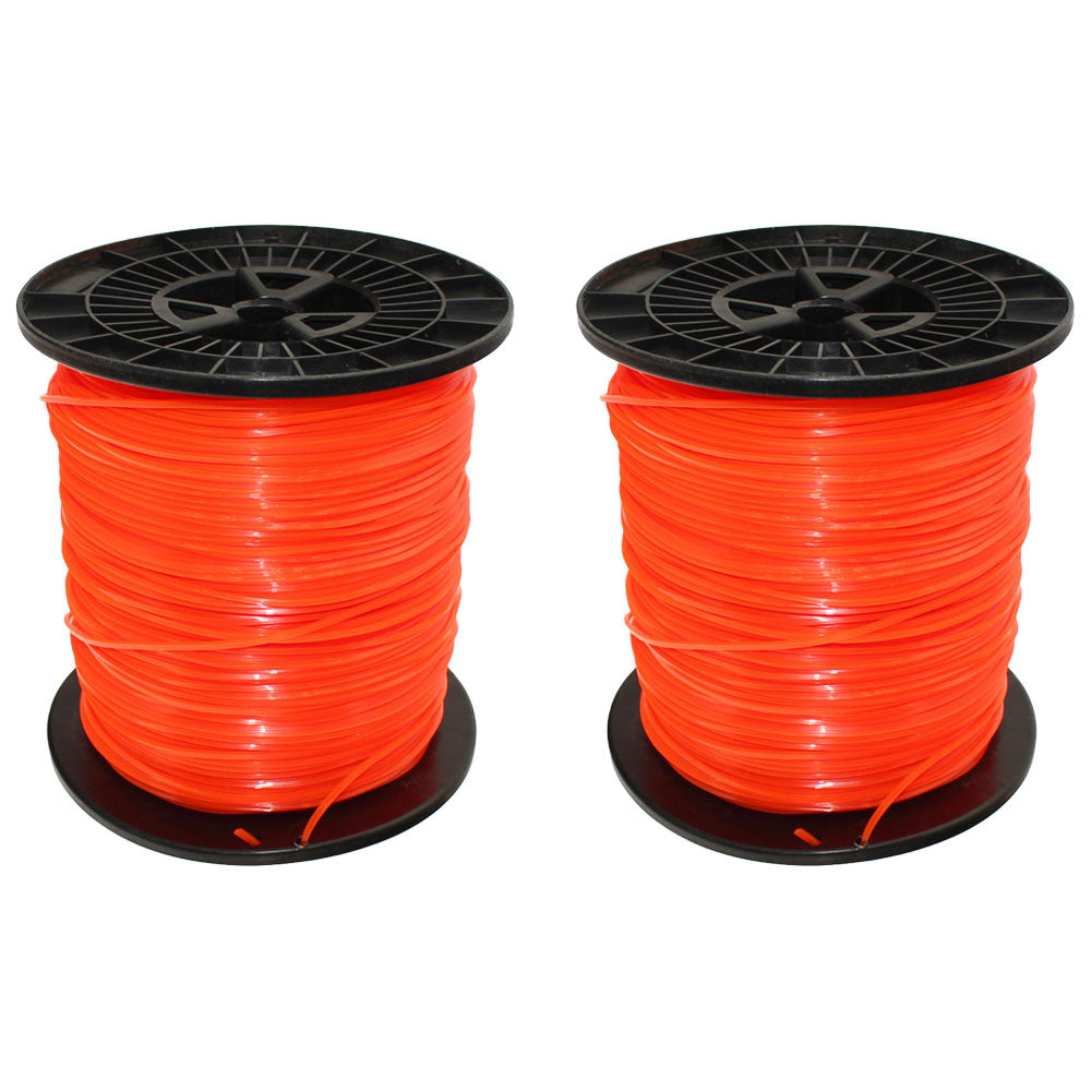 N/A Qty 2: Red Commercial Trimmer Line Fits Universal Products
