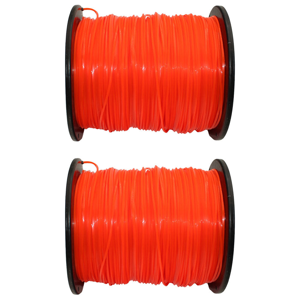 N/A Qty 2: Red Commercial Trimmer Line Fits Universal Products