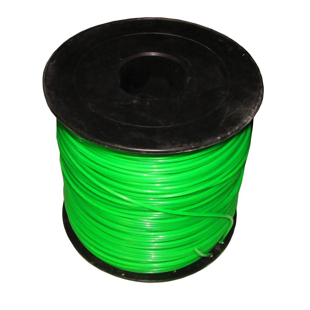 String Trimmer - .095" Gauge Commercial Trimming Line 5-Lb. Spool Green in color