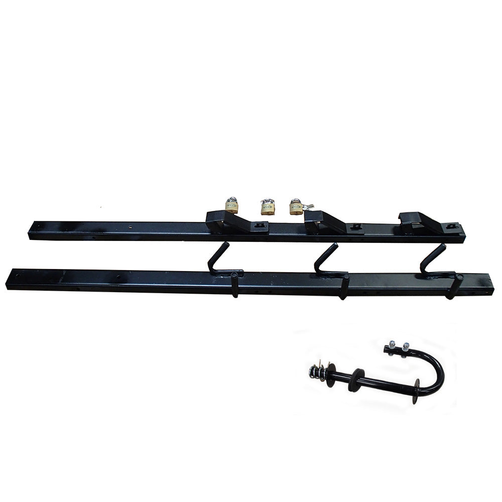 3-Place weed-eater Edge Trimmer Rack - OPEN Landscape Trailer with locks New