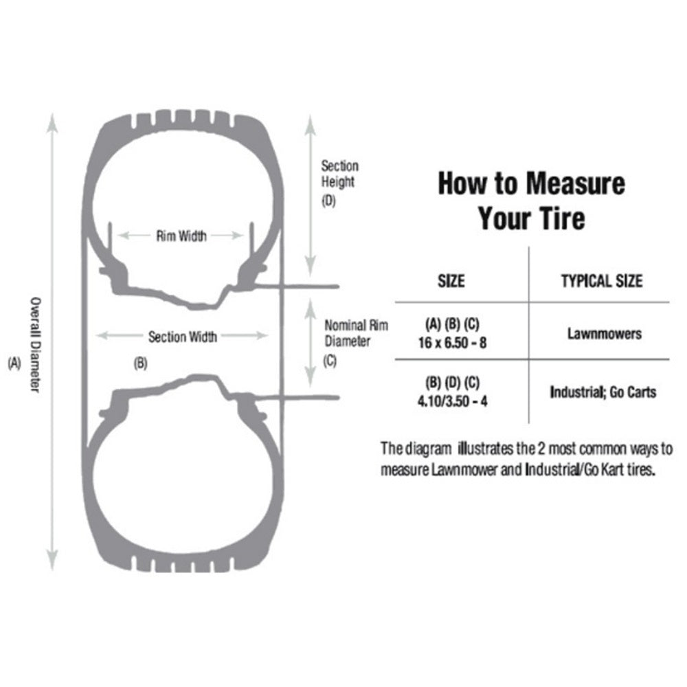 Trailer Sport Trail Tire (4.8" x 12") Fits Oregon