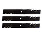 3PK Blade Mulching Lawn Mower Blades for 344 Fits Ferris 52" 5101756