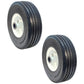 2 Flat Proof Tire Wheel Assemblies for 72310001 Velke X2 15010 4.10x3.50x4 Tires