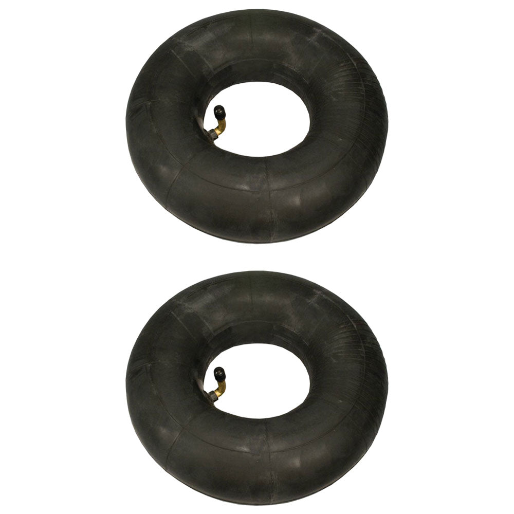 (2) New TIRE INNER TUBES 4.10/3.50x4 TR87 90° Bent Valve replace Carlisle 320100