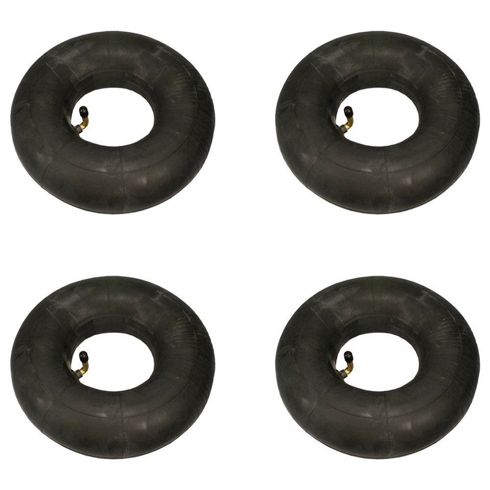 (4) TIRE INNER TUBES 4.10/3.50x4 90° Bent replace Oregon 71-275 Carlisle 320100