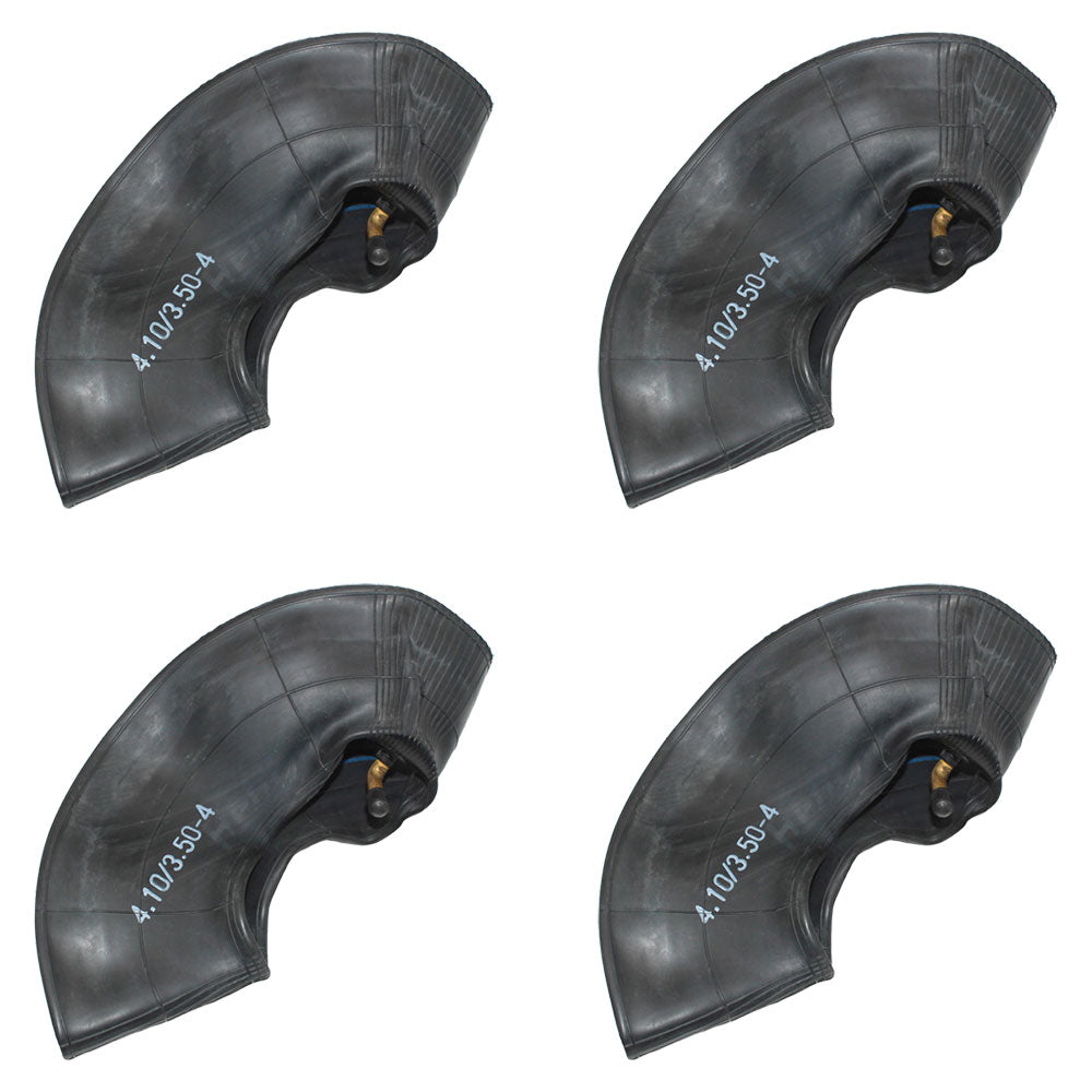 (4-Pack) Tire Inner Tube 4.10/3.50-4 with TR87 L-Stem for Carlisle Part 320100