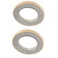 Qty 2: 2WD Wheel Hub Seals Fits Fiat Replaces 00561956