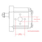 Hydraulic Pump Fits Fiat Replaces 1909915