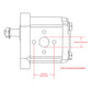 Hydraulic Pump Fits Caterpillar Long Fits Massey Ferguson Fits Ferguson Models 0