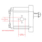 NEW Hydraulic Pump for Hesston Tractor 88-93; 88-94; 90-90; 100-90; 100-90DT