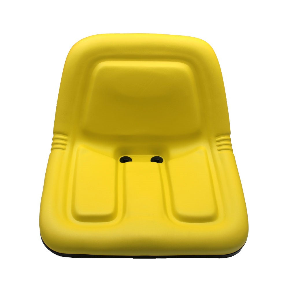 Yellow High Back Seat Fits John Deere Replaces AM105898