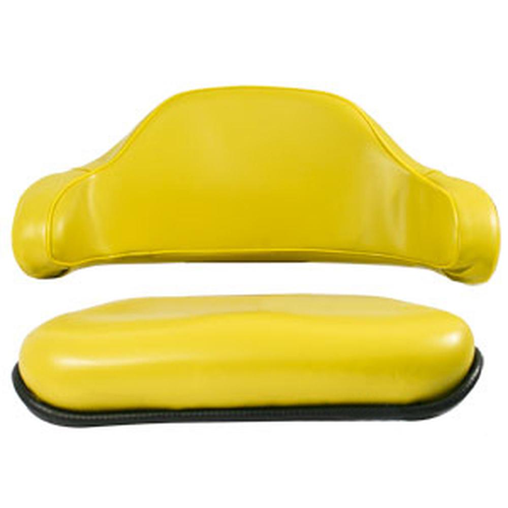 2 Pc. Yellow Seat Cushion Set Fits John Deere 1020 1520 1530 2020 & Later Models