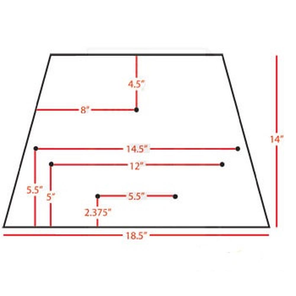Cushion AR65448-6 Fits John Deere 2320 2350 2355 2420 2440 2550 2555 2630 2640