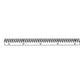 V12065C Chrome Angle Cylinder Bars (2 Rows of Holes) Fits John Deere Combine