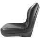 18" Black Vinyl Seat Fits 650,750,850,950,& 1050 Fits John Deere Compact Tractor