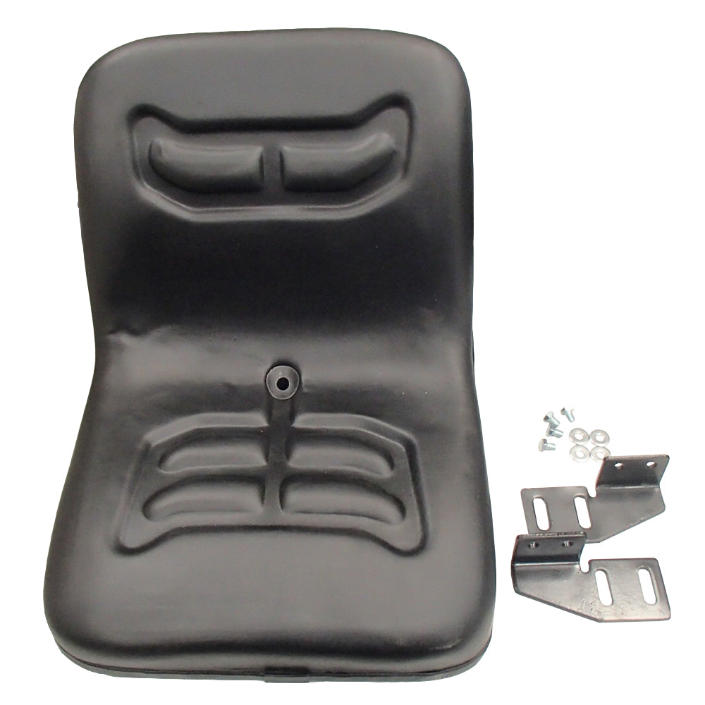 Black Tractor Seat with Brackets Fits Bobcat 463 542 641 653 742 763 773 853