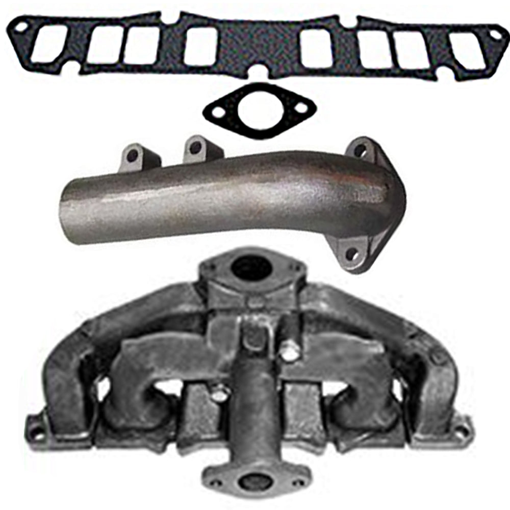VT329 VT286 Exhaust Manifold w Elbow & Gaskets Fits Case IH VA VAC VAC-11 VAO