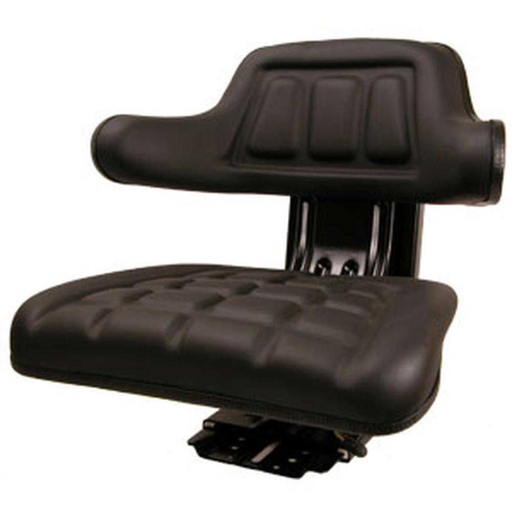 Black Wrap Around Seat with Arms Fits John Deere Replaces TY24764
