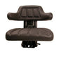 Black Wrap Around Seat with Arms Fits John Deere Replaces TY24764
