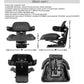W222BL Black Tractor Universal Seat Fits Allis Chalmers, Fit Hesston Fits Yanmar