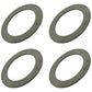 W39301 (4) Four Friction Disc/Clutch Lining 6.5"O.D. 4.5"I.D. Fits John Deere