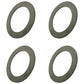 W39301 (4) Four Friction Disc/Clutch Lining 6.5"O.D. 4.5"I.D. Fits John Deere