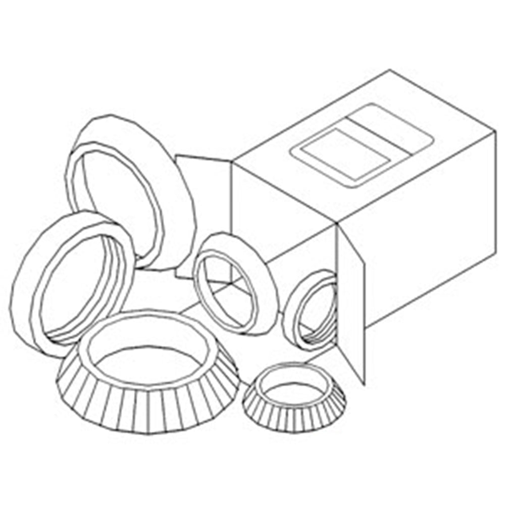 Wheel Bearing Kit Fits Ford Tractor WBKFD07 5000, 5100, 5200, 7000, 7100