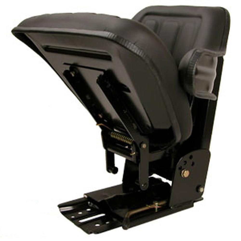 REPLACEMENT TRACTOR FLIP UP SEAT Fits John Deere WITH SLIDE TRACKS & SUSPENSION